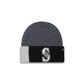 Seattle Mariners Merino Wool Color Block Cuff Knit Hat