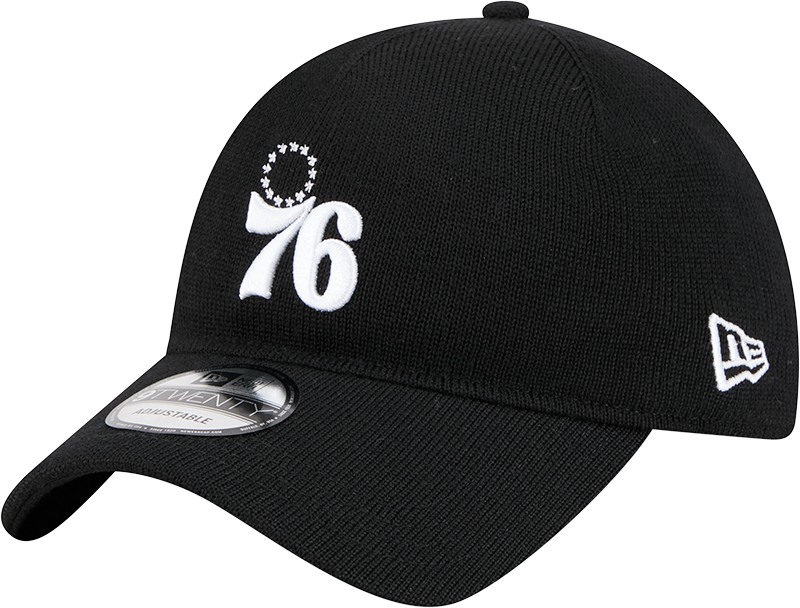 Philadelphia 76ers Merino Wool Black 9TWENTY Adjustable Hat