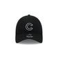 Chicago Cubs Merino Wool Black 9TWENTY Adjustable Hat