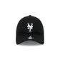 New York Mets Merino Wool Black 9TWENTY Adjustable Hat