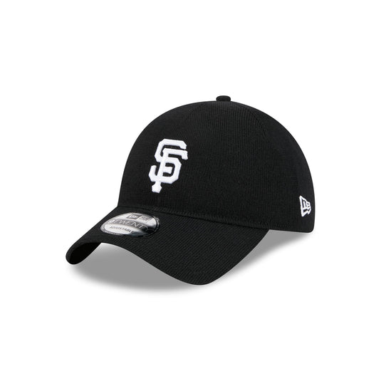 San Francisco Giants Merino Wool Black 9TWENTY Adjustable Hat - New Era Cap