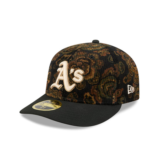 Athletics Three Looms Floral Cord Low Profile 59FIFTY Fitted Hat - New Era Cap