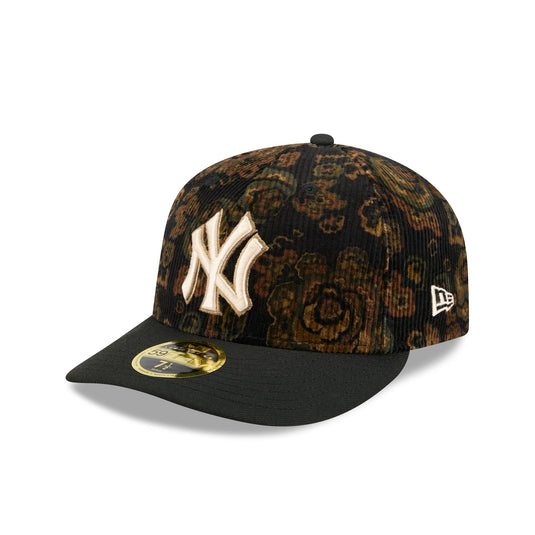 New York Yankees Three Looms Floral Cord Low Profile 59FIFTY Fitted Hat - New Era Cap