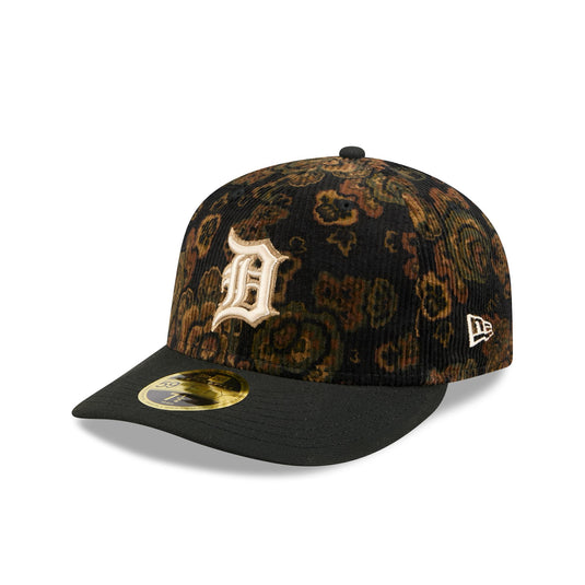 Detroit Tigers Three Looms Floral Cord Low Profile 59FIFTY Fitted Hat - New Era Cap