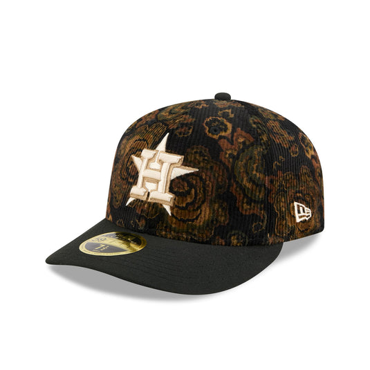 Houston Astros Three Looms Floral Cord Low Profile 59FIFTY Fitted Hat - New Era Cap