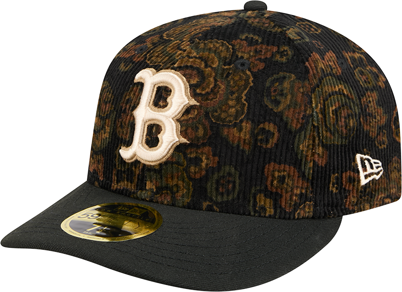 Boston Red Sox Three Looms Floral Cord Low Profile 59FIFTY Fitted Hat