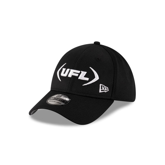UFL Black 39THIRTY Stretch Fit Hat - New Era Cap