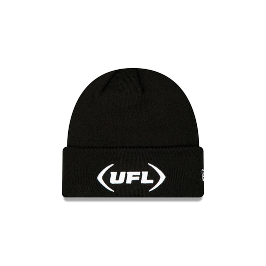 UFL Black Cuff Knit Beanie - New Era Cap
