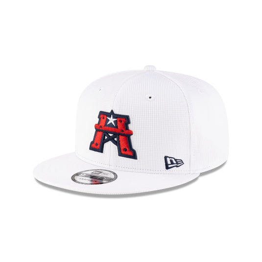 Houston Roughnecks White 9FIFTY Snapback Hat - New Era Cap