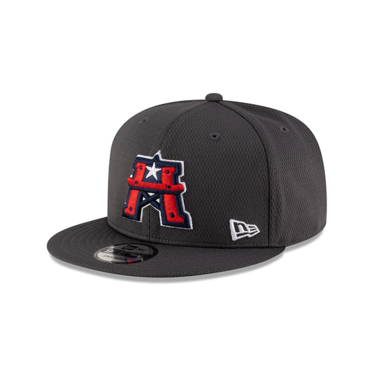 Houston Roughnecks Gray 9FIFTY Snapback Hat - New Era Cap