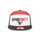Houston Texans 2025 Inspire Change Split Panel 9FIFTY Snapback Hat
