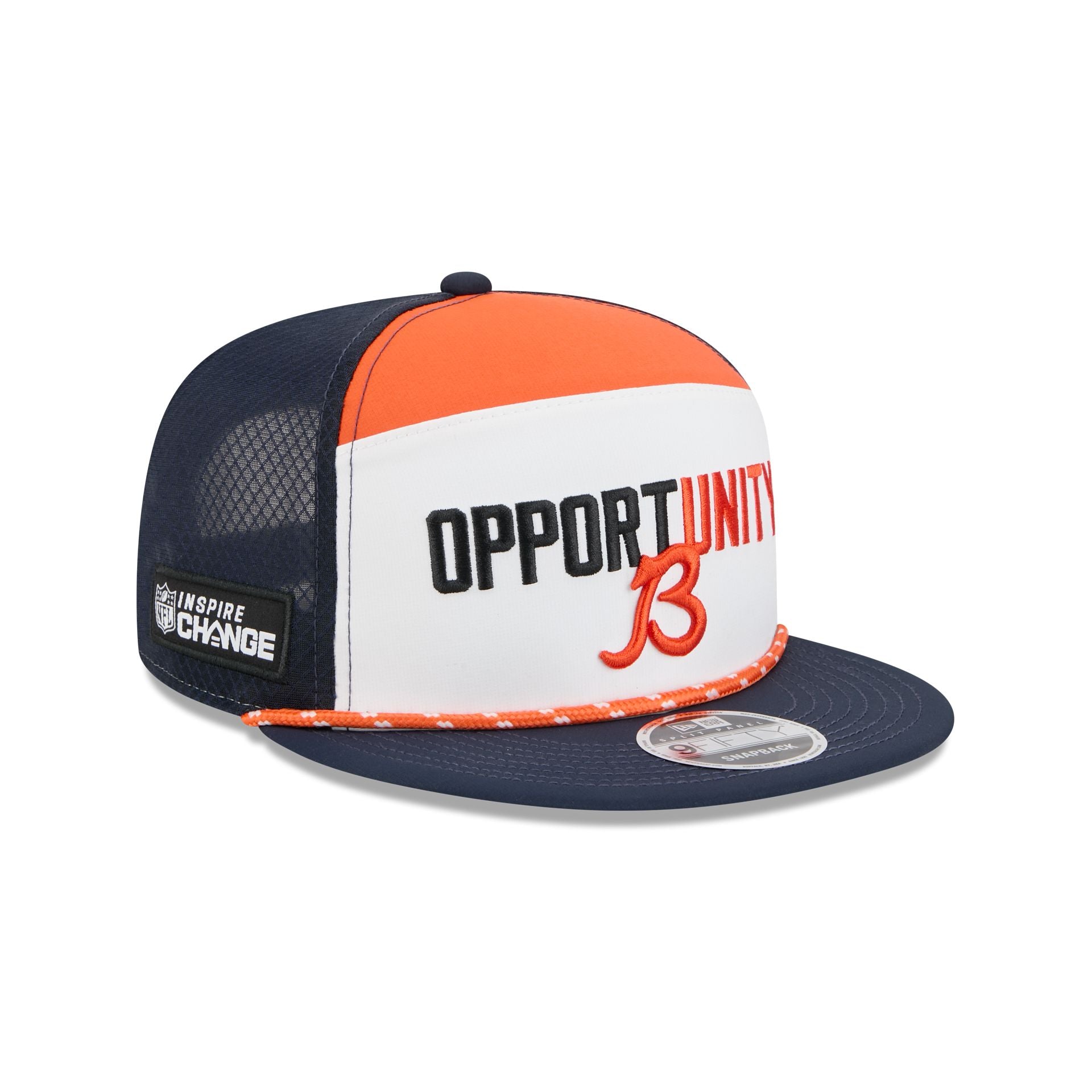 Chicago Bears 2025 Inspire Change Split Panel 9FIFTY Snapback Hat