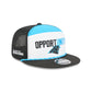 Carolina Panthers 2025 Inspire Change Split Panel 9FIFTY Snapback Hat