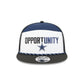 Dallas Cowboys 2025 Inspire Change Split Panel 9FIFTY Snapback Hat