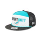 Miami Dolphins 2025 Inspire Change Split Panel 9FIFTY Snapback Hat