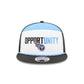 Tennessee Titans 2025 Inspire Change Split Panel 9FIFTY Snapback Hat