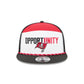 Tampa Bay Buccaneers 2025 Inspire Change Split Panel 9FIFTY Snapback Hat