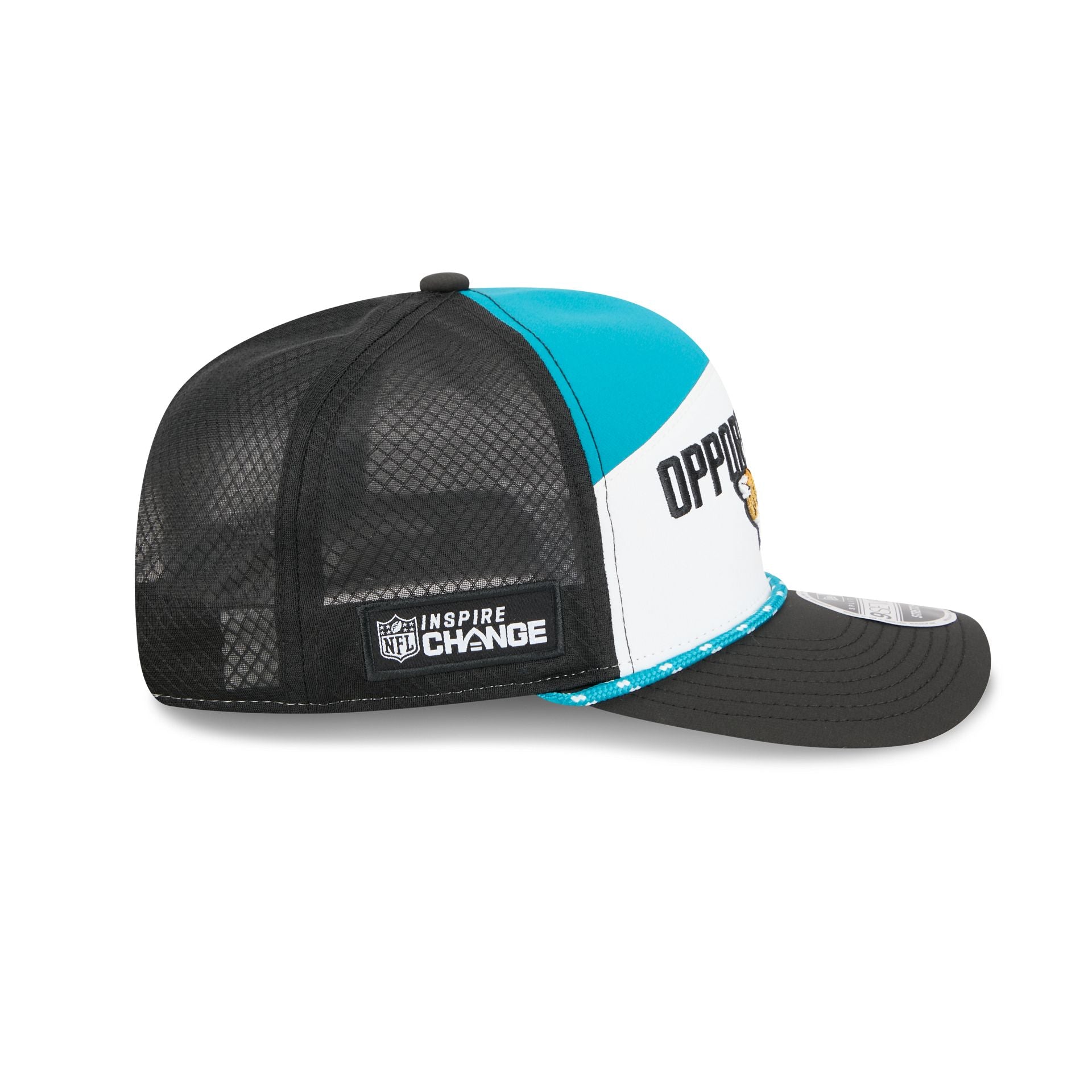 Jacksonville Jaguars 2025 Inspire Change Split Panel 9SEVENTY Trucker Hat