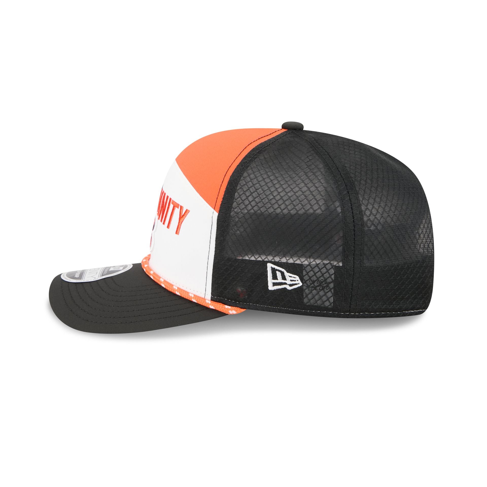 Cincinnati Bengals 2025 Inspire Change Split Panel 9SEVENTY Trucker Hat