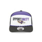 Baltimore Ravens 2025 Inspire Change Split Panel 9SEVENTY Trucker Hat