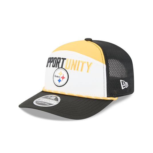 Pittsburgh Steelers 2025 Inspire Change Split Panel 9SEVENTY Trucker Hat - New Era Cap