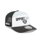 Las Vegas Raiders 2025 Inspire Change Split Panel 9SEVENTY Trucker Hat