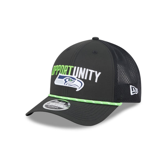 Seattle Seahawks 2025 Inspire Change 9FORTY M-Crown Snapback Hat - New Era Cap