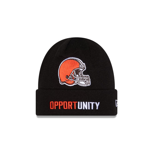Cleveland Browns 2025 Inspire Change Beanie Hat - New Era Cap