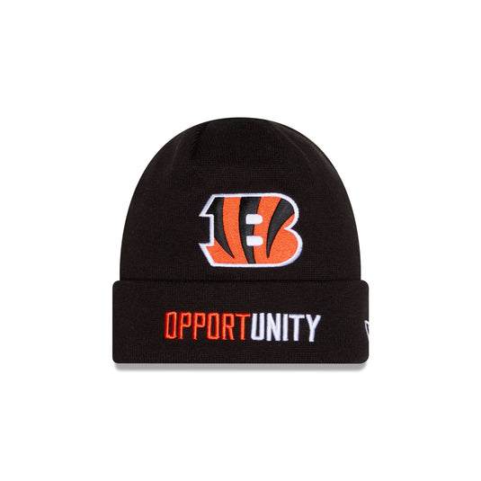 Cincinnati Bengals 2025 Inspire Change Beanie Hat - New Era Cap