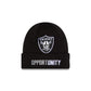 Las Vegas Raiders 2025 Inspire Change Beanie Hat
