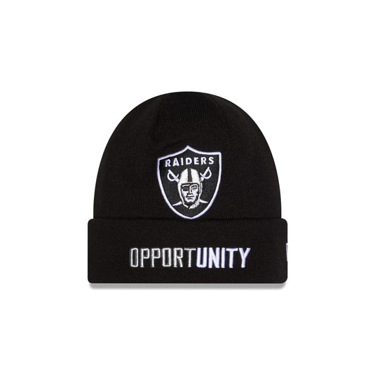 Las Vegas Raiders 2025 Inspire Change Beanie Hat - New Era Cap