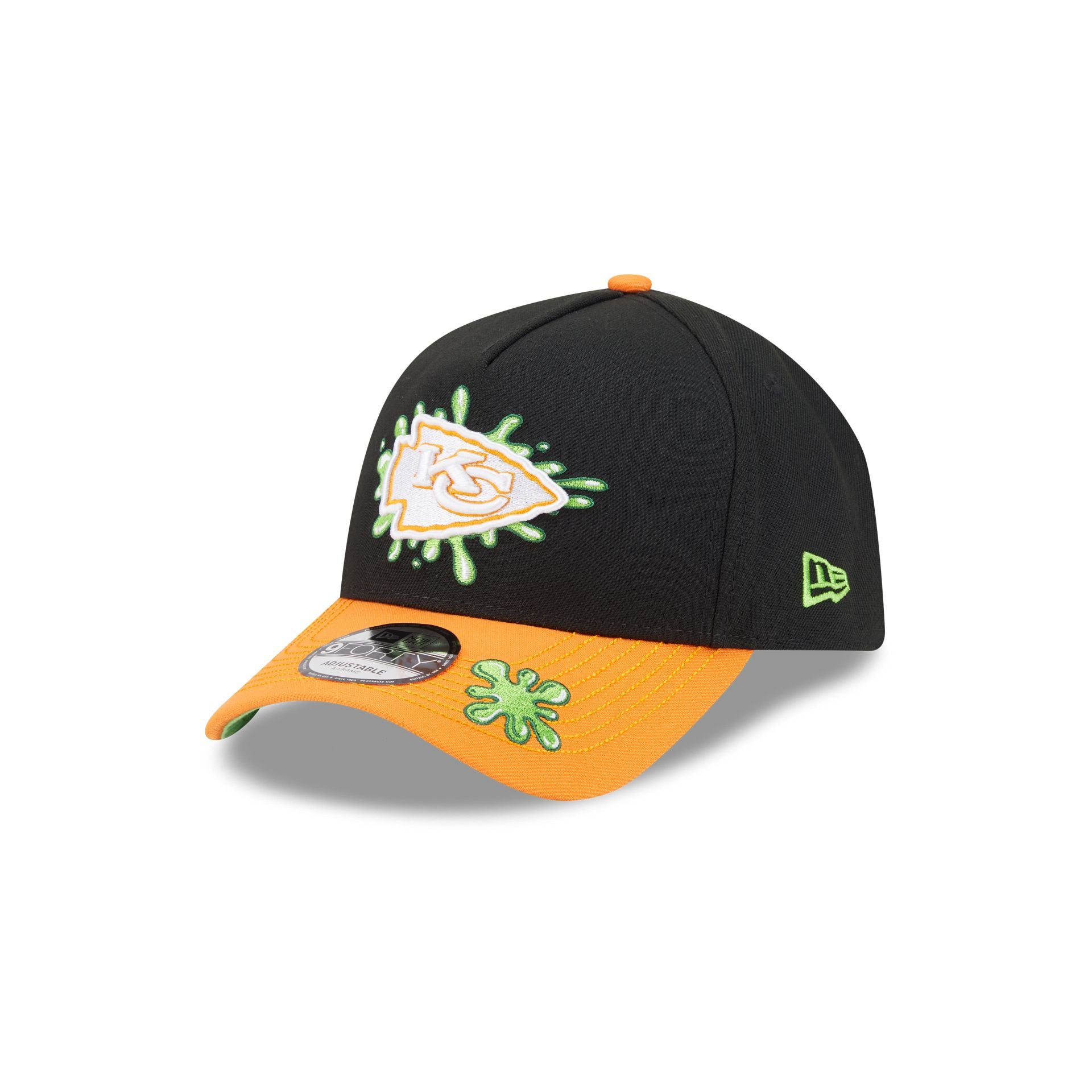 Nickelodeon Slime x Kansas City Chiefs 9FORTY A-Frame Snapback Hat ...