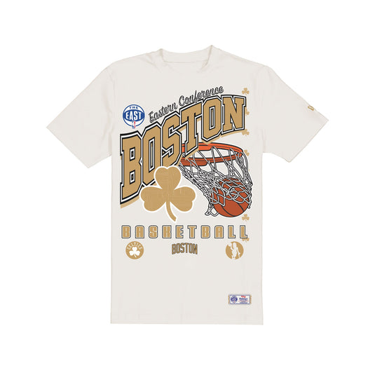 Boston Celtics 2025 City Edition Stone T-Shirt - New Era Cap