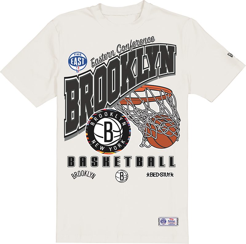 Brooklyn Nets 2025 City Edition Stone T-Shirt