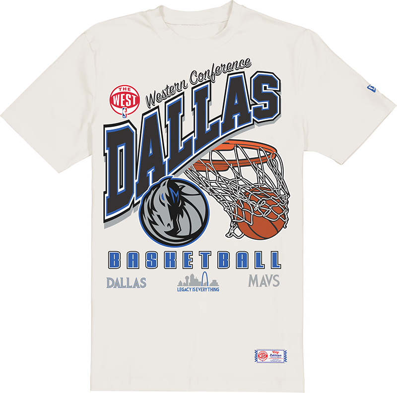 Dallas Mavericks 2025 City Edition Stone T-Shirt