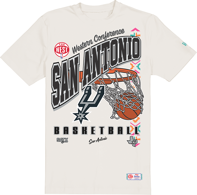 San Antonio Spurs 2025 City Edition Stone T-Shirt