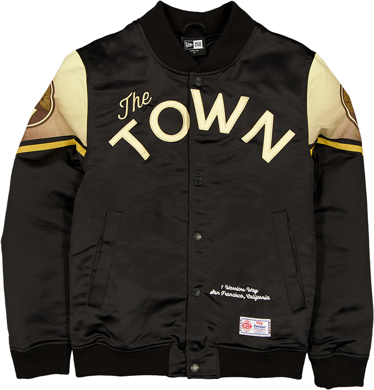 Golden State Warriors 2025 City Edition Black Jacket