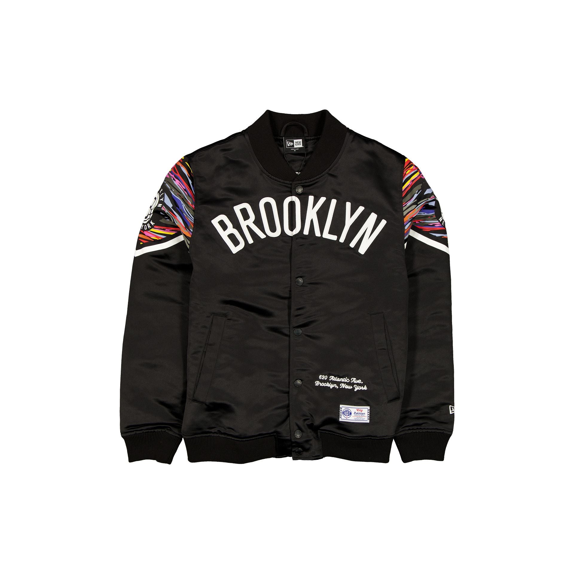 Brooklyn Nets 2025 City Edition Black Jacket – New Era Cap