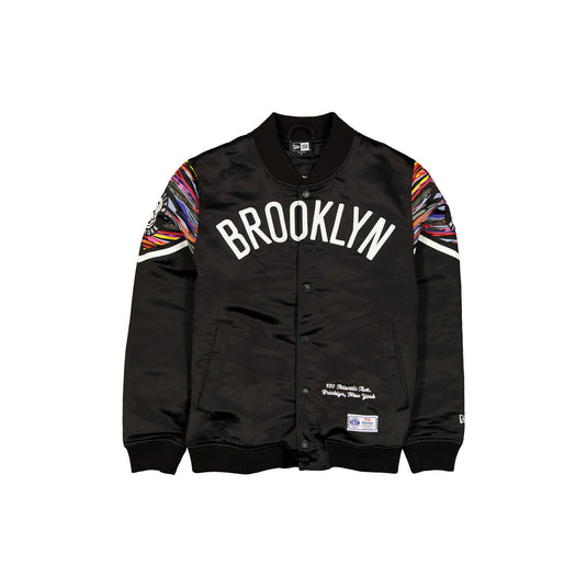 Brooklyn Nets 2025 City Edition Black Jacket - New Era Cap