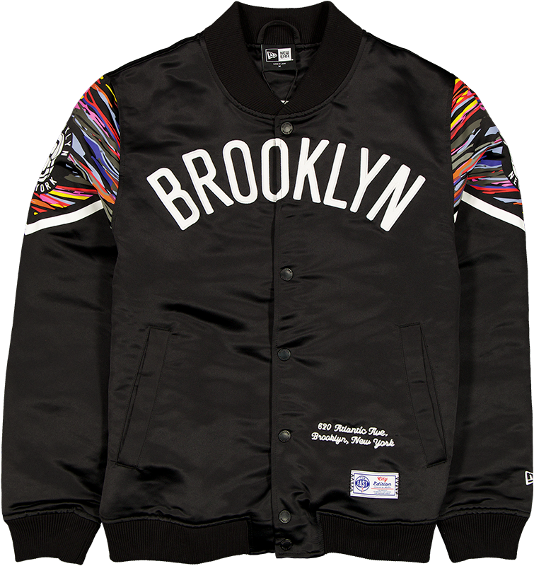 Brooklyn Nets 2025 City Edition Black Jacket