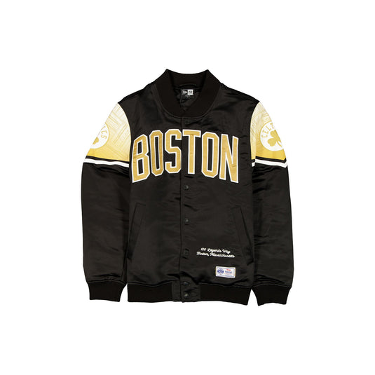 Boston Celtics 2025 City Edition Black Jacket - New Era Cap