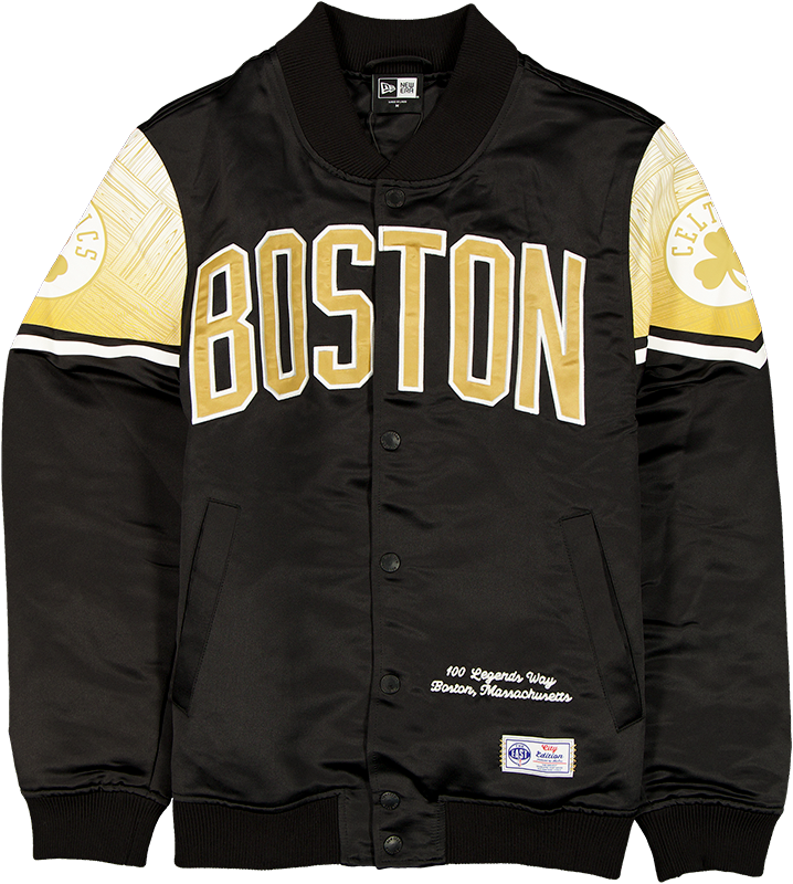 Boston Celtics 2025 City Edition Black Jacket