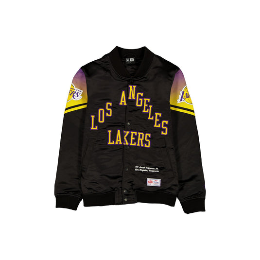 Los Angeles Lakers 2025 City Edition Black Jacket - New Era Cap