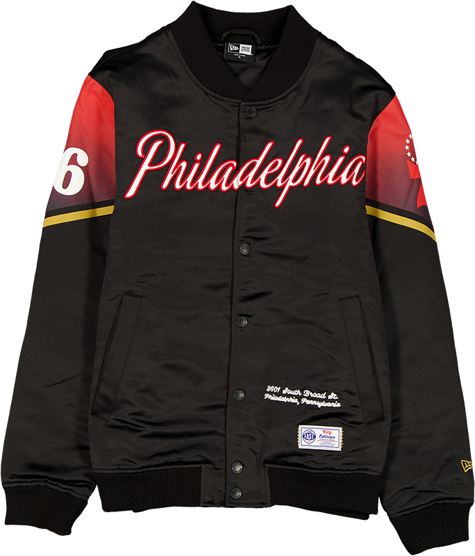 Philadelphia 76ers 2025 City Edition Black Jacket