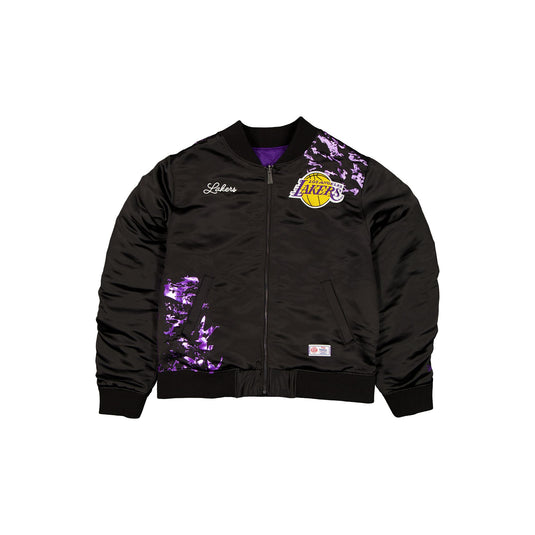 Los Angeles Lakers 2025 City Edition Women's Black Jacket - New Era Cap