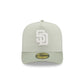 San Diego Padres Crinkle 59FIFTY A-Frame Fitted Hat