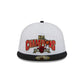 Chicago Bulls Champions White Retro Crown 59FIFTY Fitted Hat