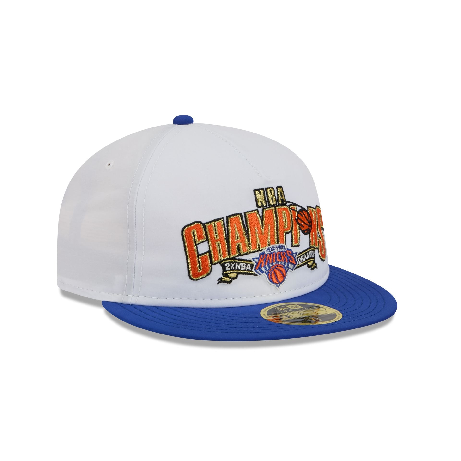 New York Knicks Champions White Retro Crown 59FIFTY Fitted Hat