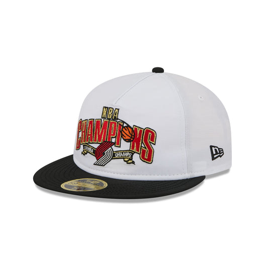 Portland Trail Blazers Champions White Retro Crown 59FIFTY Fitted Hat - New Era Cap