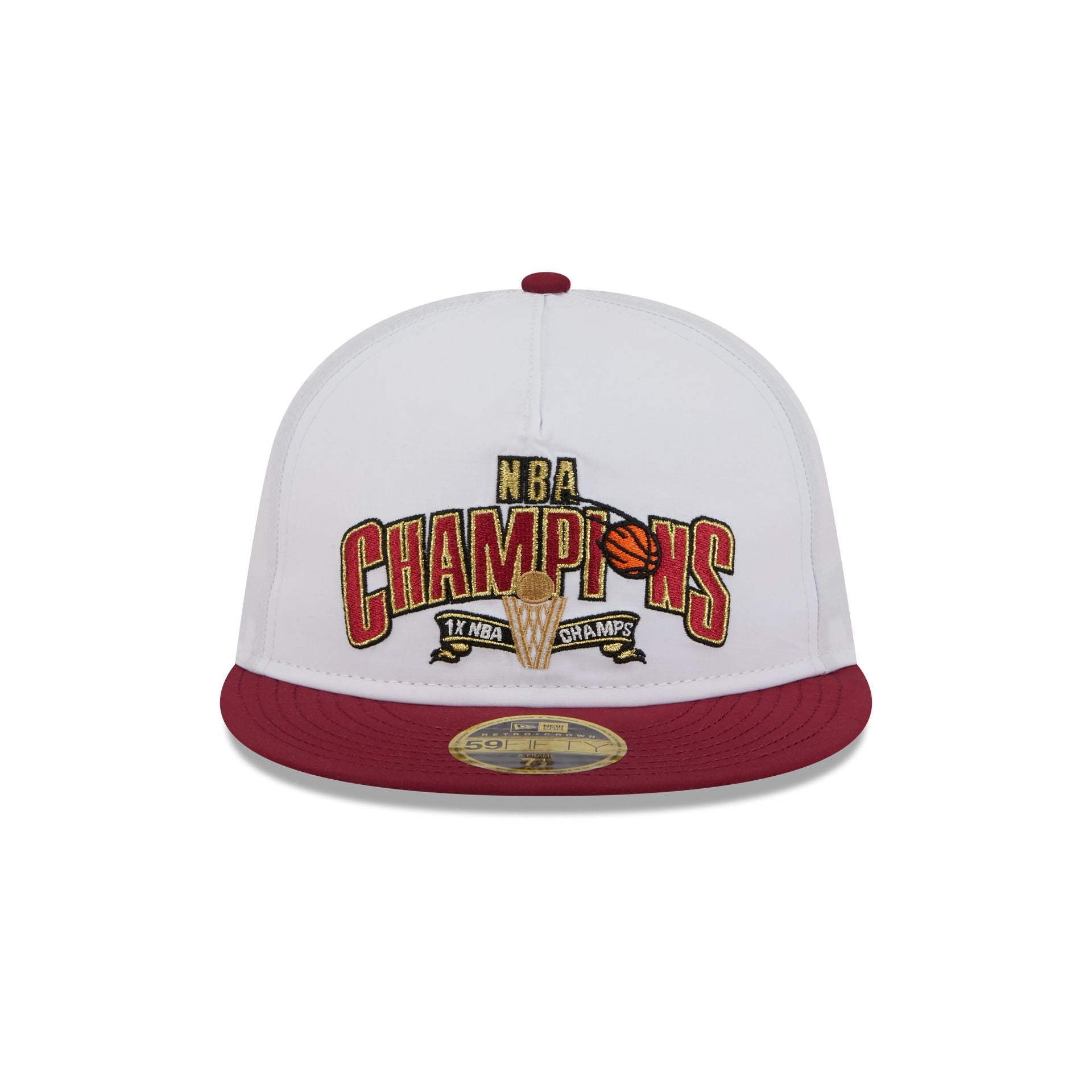 Cleveland Cavaliers Champions White Retro Crown 59FIFTY Fitted Hat